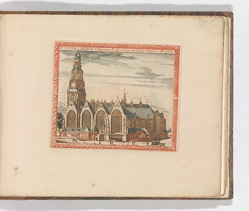 'D' Oude Kerck', in: Tooneel Der Voornaamste Nederlands Huizen, En Lust Hoven, Naar T Leven Afgebeeld