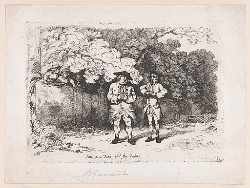 Scene in a Farce called The Quaker