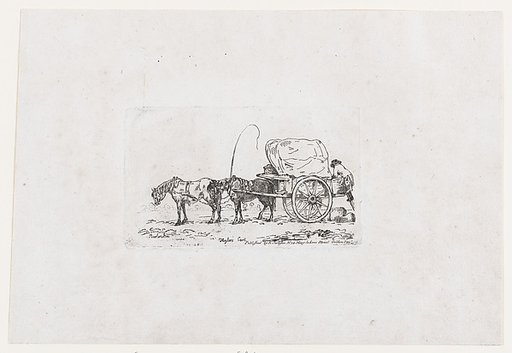 Higlers Cart, from The Rhedarium, or, A New Book of Horses and Carriages