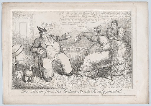 The Return from the Continent, or the Family Puzzled