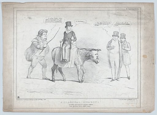 A Classical Subject! "Demitto auviculas, ut uniquoe asellus, Cum gravius dorso subiit onus_"