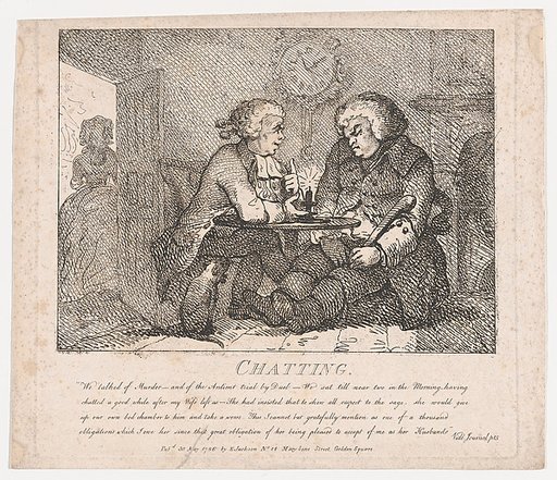 Chatting (Picturesque Beauties of Boswell, Part the First)