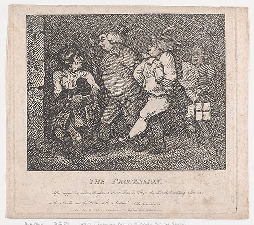 The Procession (Picturesque Beauties of Boswell, Part the Second)