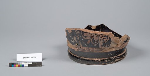 Terracotta fragment of a skyphos (deep drinking cup)