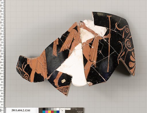 Terracotta fragment of a skyphos (deep drinking cup)