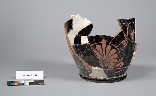 Terracotta fragment of a skyphos (deep drinking cup)
