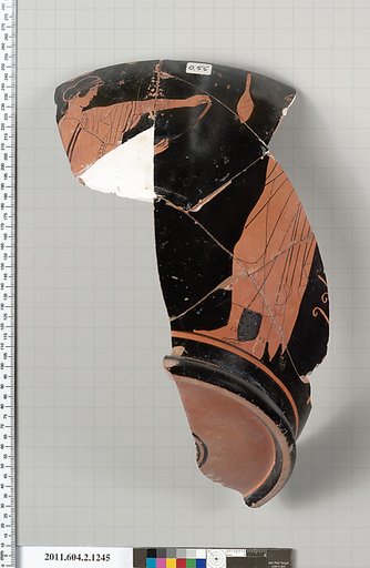 Terracotta fragment of a skyphos (deep drinking cup)