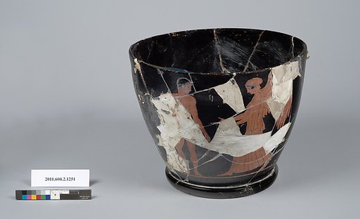 Terracotta fragment of a skyphos (deep drinking cup)