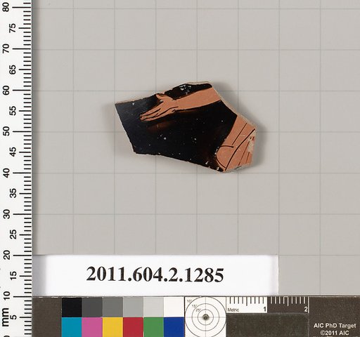 Terracotta fragment of a skyphos (deep drinking cup)