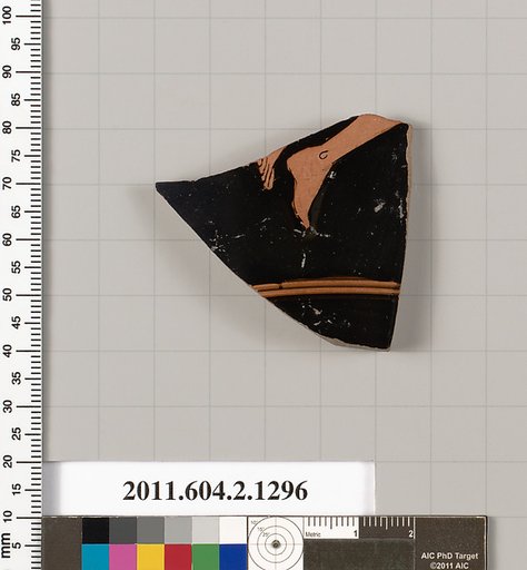 Terracotta fragment of a skyphos (deep drinking cup)