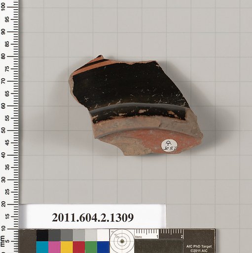 Terracotta fragment of a skyphos (deep drinking cup)