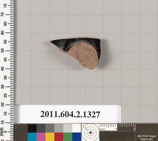 Terracotta fragment of a skyphos (deep drinking cup)