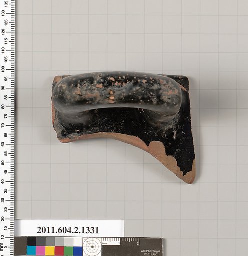Terracotta fragment of a skyphos (deep drinking cup)