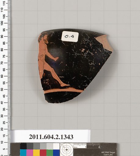 Terracotta fragment of a skyphos (deep drinking cup)