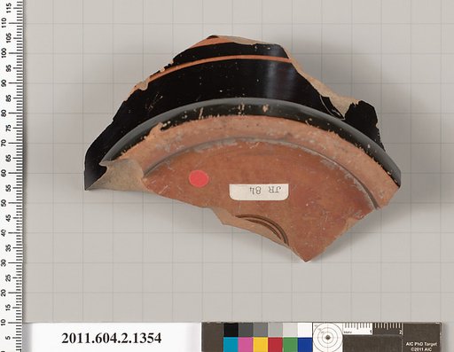 Terracotta fragment of a skyphos (deep drinking cup)
