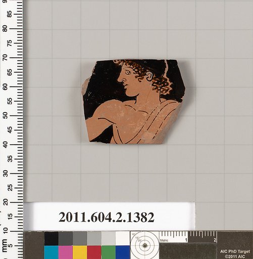 Terracotta fragment of a skyphos (deep drinking cup)