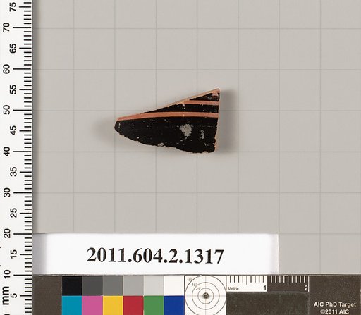 Terracotta fragment of a skyphos (deep drinking cup)