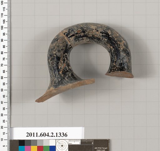 Terracotta fragment of a skyphos (deep drinking cup)