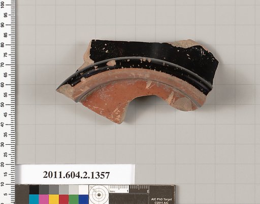 Terracotta fragment of a skyphos (deep drinking cup)