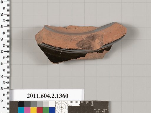 Terracotta fragment of a skyphos (deep drinking cup)
