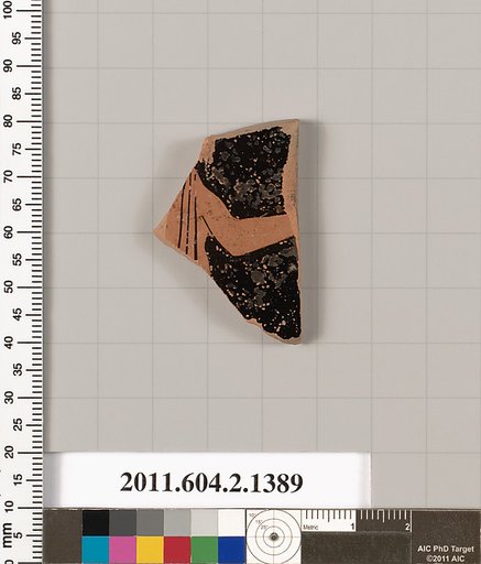 Terracotta fragment of a skyphos (deep drinking cup)