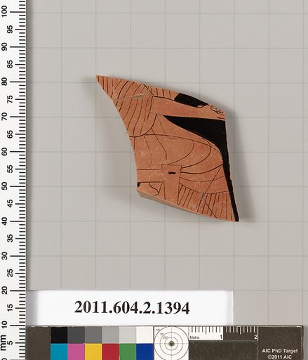 Terracotta fragment of a skyphos (deep drinking cup)