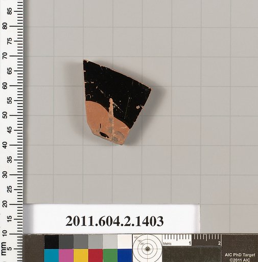 Terracotta fragment of a skyphos (deep drinking cup)