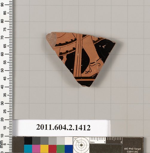 Terracotta fragment of a skyphos (deep drinking cup)