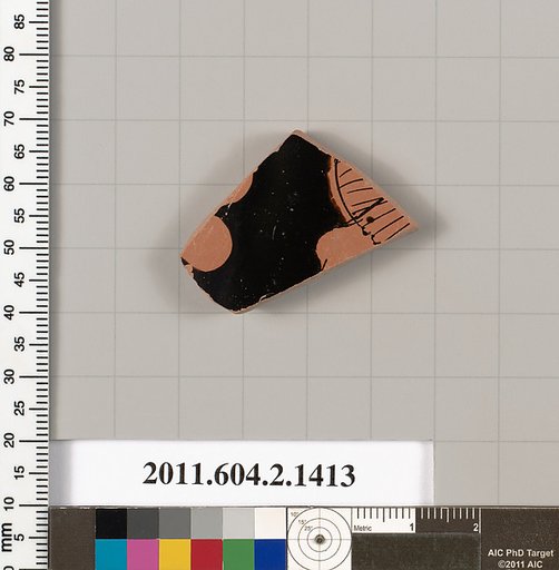 Terracotta fragment of a skyphos (deep drinking cup)