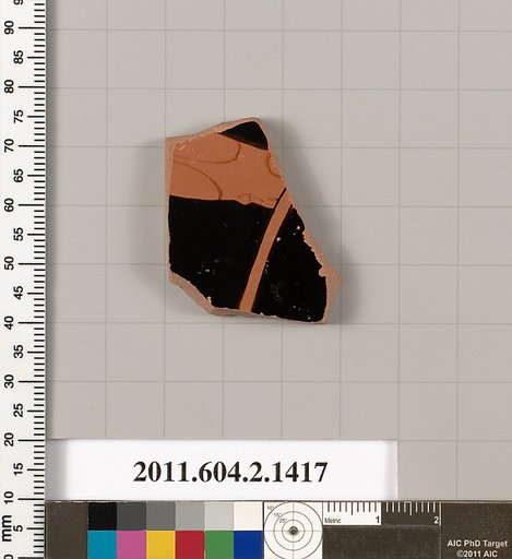 Terracotta fragment of a skyphos (deep drinking cup)