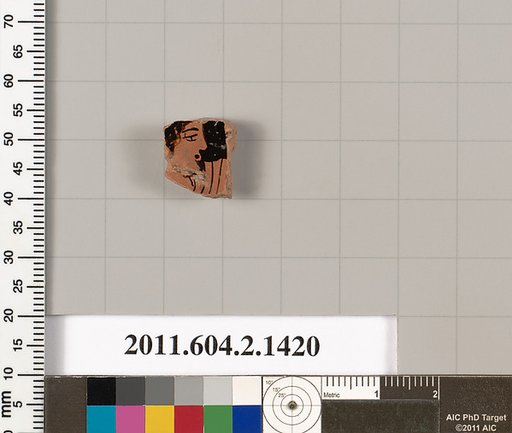 Terracotta fragment of a skyphos (deep drinking cup)?