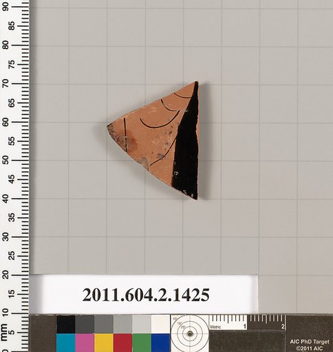 Terracotta fragment of a skyphos (deep drinking cup)
