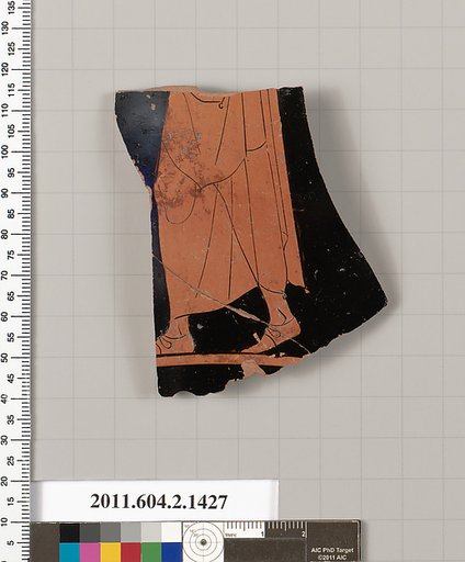 Terracotta fragment of a skyphos (deep drinking cup)