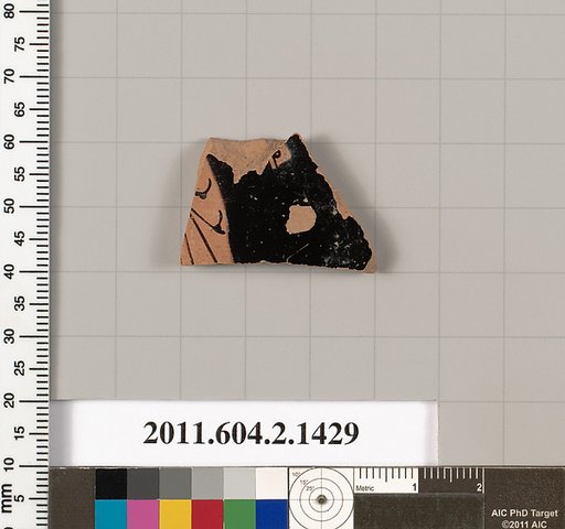 Terracotta fragment of a skyphos (deep drinking cup)