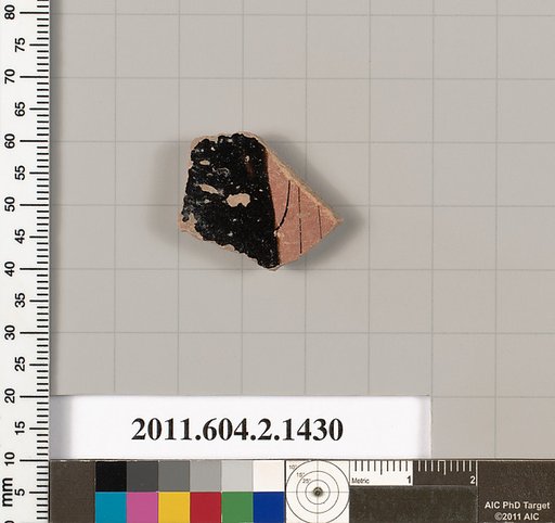 Terracotta fragment of a skyphos (deep drinking cup)
