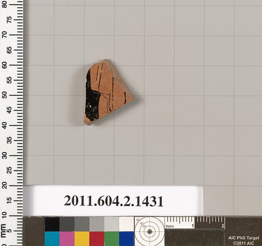Terracotta fragment of a skyphos (deep drinking cup)