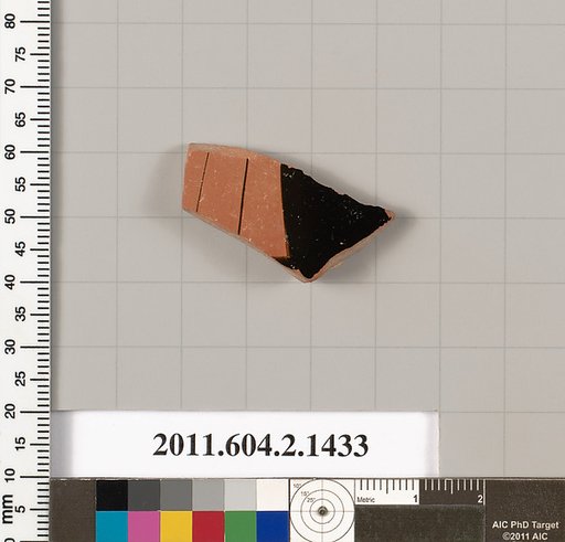 Terracotta fragment of a skyphos (deep drinking cup)