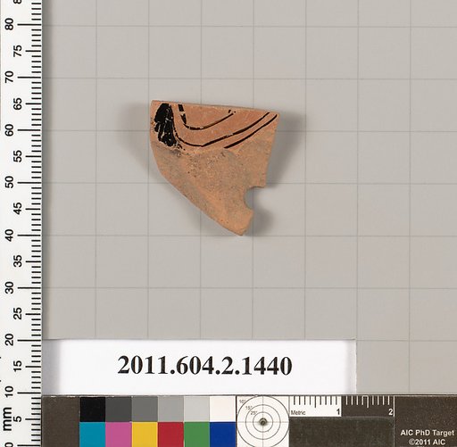 Terracotta fragment of a skyphos (deep drinking cup)