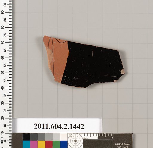 Terracotta fragment of a skyphos (deep drinking cup)