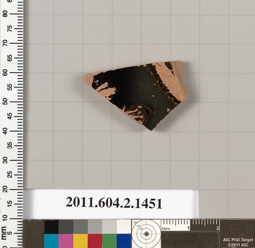 Terracotta fragment of a skyphos (deep drinking cup)