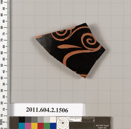 Terracotta fragment of a skyphos (deep drinking cup)