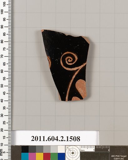 Terracotta fragment of a skyphos (deep drinking cup)