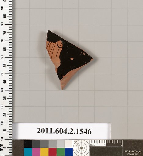 Terracotta fragment of a skyphos (deep drinking cup)