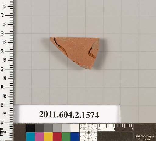 Terracotta fragment of a skyphos (deep drinking cup)