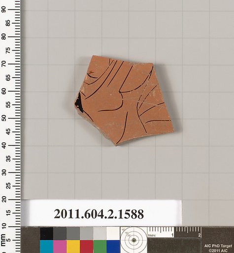 Terracotta fragment of a skyphos (deep drinking cup)