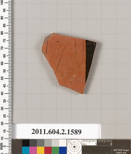 Terracotta fragment of a skyphos (deep drinking cup)