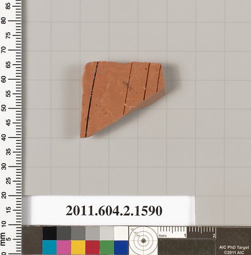Terracotta fragment of a skyphos (deep drinking cup)