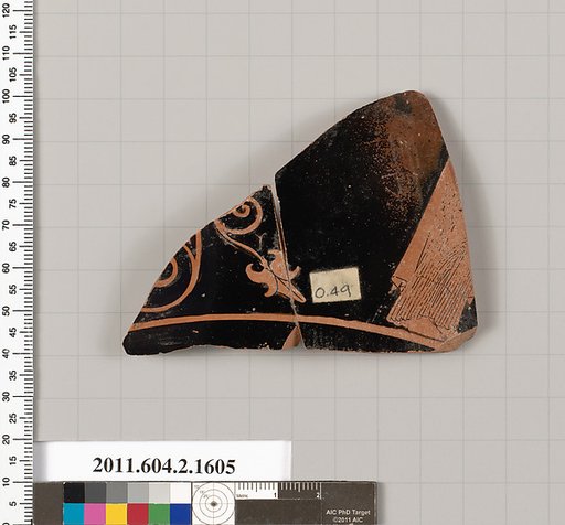 Terracotta fragment of a skyphos (deep drinking cup)