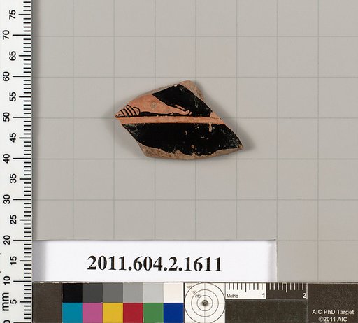 Terracotta fragment of a skyphos (deep drinking cup)