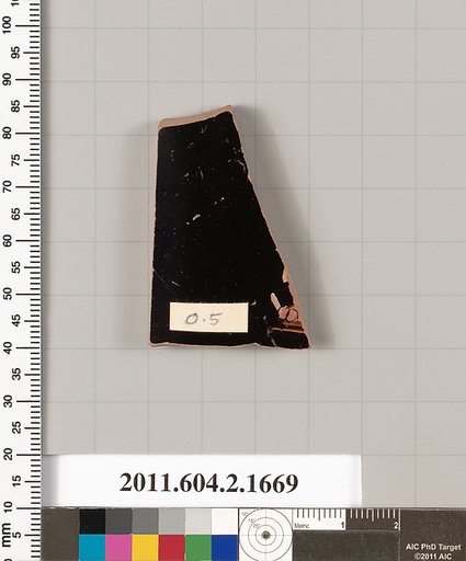 Terracotta fragment of a skyphos (deep drinking cup)
